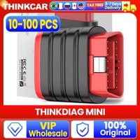 10-100 Stück THINKCAR THINKDIAG MINI Bluetooth OBD2 Scanner Vollsystem-Diagnosegerät Kostenlos Auto-Diagnose-Tool