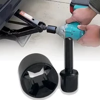 Heavy Duty Steel Trailer Jack Drill Adapter Electric Tool Attachment for Boat RV Leveling Fast Install Durable Emergency Kit