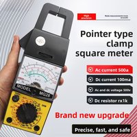 MG28 Clamp Meter Current and Voltage Pointer Ammeter AC 500A Multi-function Multimeter