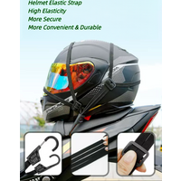 AliExpress Anti-Lost Motorcycle Helmet Safety Rope, 60cm/90cm Adjustable Elastic Fixing Strap for Bike Seat & Helmet Storage