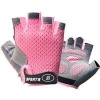 AliExpress Children's Gloves Half Finger Outdoor Sports Kids Cycling Boys Girls Protection Antislip Breathable Thin Spring Summer Gloves
