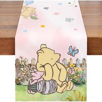 Winnie Baby Shower Decorations-Pooh Birthday Party Decor-Winnie Tablecloth,Tablecloth Oh Baby Gender Reveal Birthday Party Suppl