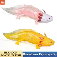 Educational Cute Kids Toy - Newt Salamander Cryptobranchoidea Action Figure - Aquatic Simulation Animal Model for Children Gift