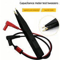 Pinzas Cocodrilo para Multímetro , Clips Prueba Condensadores SMD, Accesorios Sonda Resistencia Capacitancia tool