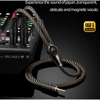 Hi-end HiFi XLR Audio Cable 4.4mm Balanced for Headphone Cable 4.4mm Jack to 2XLR Wire Gold Plated plug 2XLR Male/Female Cable