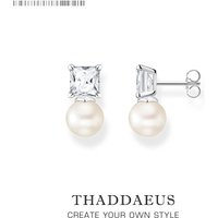 Freshwater Pearl White Stone Stud Earrings Brand New Fine Jewelry Classic Gift 925 Sterling Silver