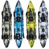 Kayak KAIP New Arrive 9ft Single Motor Kayak Fishing Pedal Drive System Fishing Kayak With Pedals for Ocean Lakes Rivers