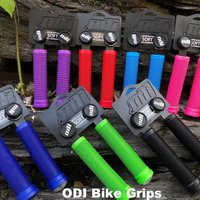 ODI MTB Handlebar Grips Bicycle Silica Gel Handlebar Grip Soft Handle Cover XC/AM Downhill Folding Mountain Bike Parts Accessory