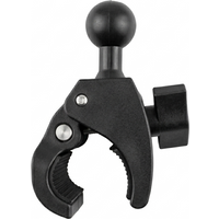 1 Inch 25mm Ball Clamp Mount Support Adapter for Handlebar Rail RAM Mounts Double Socket Arm Motorcycle Bike Bar Phone Holder