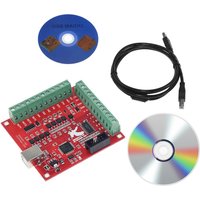 Breakout Board USB MACH3 4AXIS Controller Card Support Stepper Motor Servo Motor 100Khz With USB Cable for TB6600 DM556 Drive