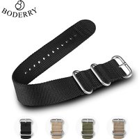 Boderry Field Watch Strap 22mm Watch Band Universal Type Sports Nylon Strap Pilot Military Watch Band Bag Watchband Gift Men