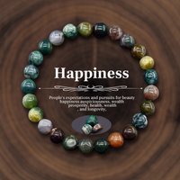 8mm Natural Stone Beaded Bracelet for Women Men Amethysts Crystal Quartzs Agate Tiger Eye Elastic Bangles Good Luck Jewelry