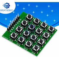 1PCS 8pin 4*4 4x4 Matrix 16 Keypad Keyboard Breadboard Module 16 Button Mcu for arduino Diy Starter Kit