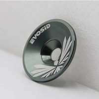 Bicycle Headset Cap with Screw MTB Road Bike Stem Headset Top Cap Cover (Cyan)