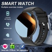 LIGE Smart Watch Men Women Bluetooth Call Heart Rate Health Monitor 1.38inch HD Screen Fashion Sports Men Smartwatch Women 2026