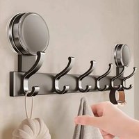 Suction cup door hook, strong adhesive, no punching, strong load-bearing storage rack, clothes entry door, household hanging han