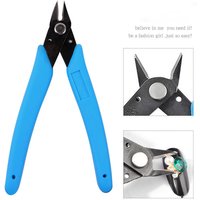 MIsscheering Diagonal Pliers Mini Nail Scissors Drill Off Clamp Drill Pliers Portable Nail Supplies for Professionals