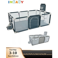 IMBABY Baby Playpen Indoor Baby Playground Park for Baby Corralito Basketball Baby Activity Gym Outdoor Play Groundbox Dry Pool