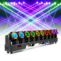 YUER 10X40W LED RGBW Swinging Rotating Moving Head Beam Wash Pixel Zoom Matrix DJ Disco Bar Light Live Show Stage Concert DMX512