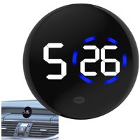Waterproof car electronic clock electric vehicle dashboard display adhesive simple small clock LED Digital Kitchen Timer