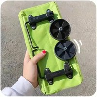 Foldable Portable Shopping Cart with Wheels Lightweight Backpack Hand Cart for Home Outdoor