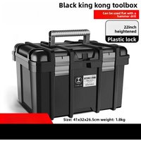 Diamond Anti Drop Tool Box Heavy Duty Large Capacity Portable Electrician Toolbox Storage Case Tool Chest Tool Box Organizer