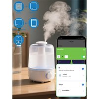 Tuya WiFi/Zigbee Smart Temperature Humidity Sensor LCD Backlight Display Works with Smart Life Alexa Google Home