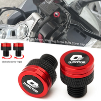 Motorcycle M10*1.25 CNC Mirror Hole Plugs Screws Bolt X SRT700 SRT 800 700 650 550 New For QJMOTO QJ SRT 800 800X 800SX SVT 650