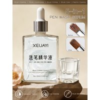 1pc 50ml Acrylic Nail Brush Cleaner Acrylic Brush Cleaner Liquid, Nail Gel Brush Cleaner Nail Artist Acrylic Brush Cleaner Nail