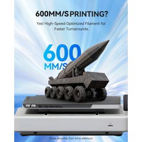 JAYO 6 Rollen Hochgeschwindigkeits-Matt-PETG 3D-Filament 1,75mm 30mm/s - 600mm/s Druckbereich Hochfließendes Schnelles PETG 3D-Drucker-Filament