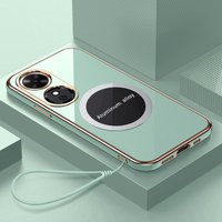 For Honor X7B Case Honor 90 Smart Phone Case Honor 50 70 80 90 Pro X7 X5 Luxury Square Plating Phone Case Shockproof Back Cover