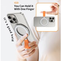 Magnetic Cell Phone Ring Holder Compatible with I-Phone17 16 15 14 13 Series Removable Cell Phone Grip Kickstand
