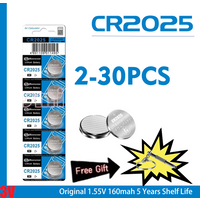 2-30PCS CR2025 3V Lithium Coin Cell Battery – Watch, Key Fob, Remote,Calculator,Toys – CR2025, DL2025, BR2025, LM2025, ECR2025
