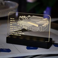 Kyglaring LED Light Acrylic Display Board Sign Plate Nameplate For Old Trafford - Manchester United 10272