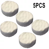 Ceramic Wool Sponge Cotton Round 8.6x1.2cm Decorative fireplace Firebox Safety Bio Fire Heating Cooling Air Fireplaces Stove