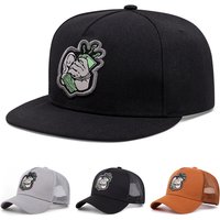 2026 New Baseball Hat Handheld USD Embroidered Flat Edge Hat Daily Commuter Decoration Sunshade Hat Unisex Hip Hop Hat Mesh Hat