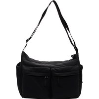 Leisure shoulder bag single shoulder bag large capacity computer bag multi pocket sports shoulder bag