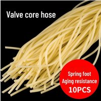AliExpress NONE 10PCS Bicycle Tire Air Nozzle Rubber Tube Elastic Chicken Skin Tube Valve Core Hose Small Rubber Band Elastic Bicycle Accessory