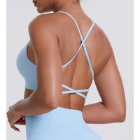 Sports Bra Seamless Yoga Top Women Fitness Article Gym Active Wear Back Cross Workout Push-up Fitness Running Underwear