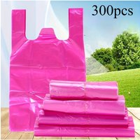 300pcs Large Thickened Multi-Functional Supermarket Shopping Bags, Vest Bags, Disposable Bags, Plastic Bags