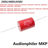 1PCS Audiophiler Axial MKP Capacitor Audio 250V 400V 630V 10UF/400V 0.1UF 0.22UF 0.33UF 6.8UF 7.5UF 8.2UF