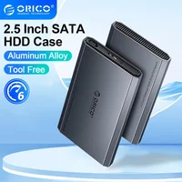 ORICO 2.5 inch Type-C External HDD SSD Case 5Gbps Hard Drive Enclosure Aluminum Alloy & ABS Heat Dissipation Design for Macbook