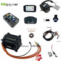 AliExpress NDECYC NBpower QS180 90H 8000W Mid-drive Motor For Electric Moped Dirt Bike Cart with ND721200 ND72/84/961800 Controller Foot Pedal