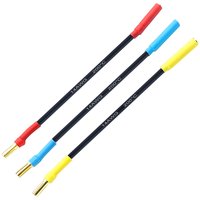 4mm Male To 3.5mm Female Silicone Wire RC Car Boat Parts Extension Cable Wire Slug Connector Extension Cable RC Car Accessories