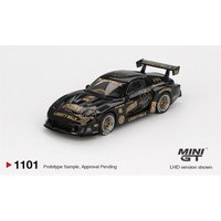 MINI GT 1:64 LBWK RX-7 LB-Super Silhouette FD-NILES Black #1101 Diecast Model Car
