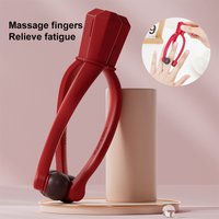 Finger Massager Rubber Roller Hand Blood Circulation Stress Relief Tool Silicone Massager Portable Steel Ball Health Care Tools