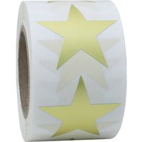 50-500pcs Labels Stickers Star Shape Of Gold Stickers Seal Labels Scrapbooking For Package And Wedding Decoration Paper Golden
