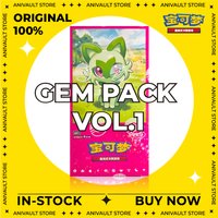 In Stock 100% Original Pokemon PTCG Card Scarlet & Violet Gem Pack Vol.1 Vol.2 Vol.3 Vol.4 Booster Box Collection Kids's Gifts
