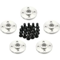 5pcs Metal Steering Gear Disc Stent 25T Servo Arm Round Type for MG995 MG996R RC Robot Car