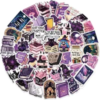 AliExpress GOGOTU 100PCS Gothic Style Witch Bookish Stickers Dark Reading Decals DIY Scrapbook Phone Bike Suitcase Funny Cartoon Graffiti Kids Toy